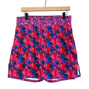 Skort Obsession Women's Size L Shorts Pink Strawberry & Blueberry Print